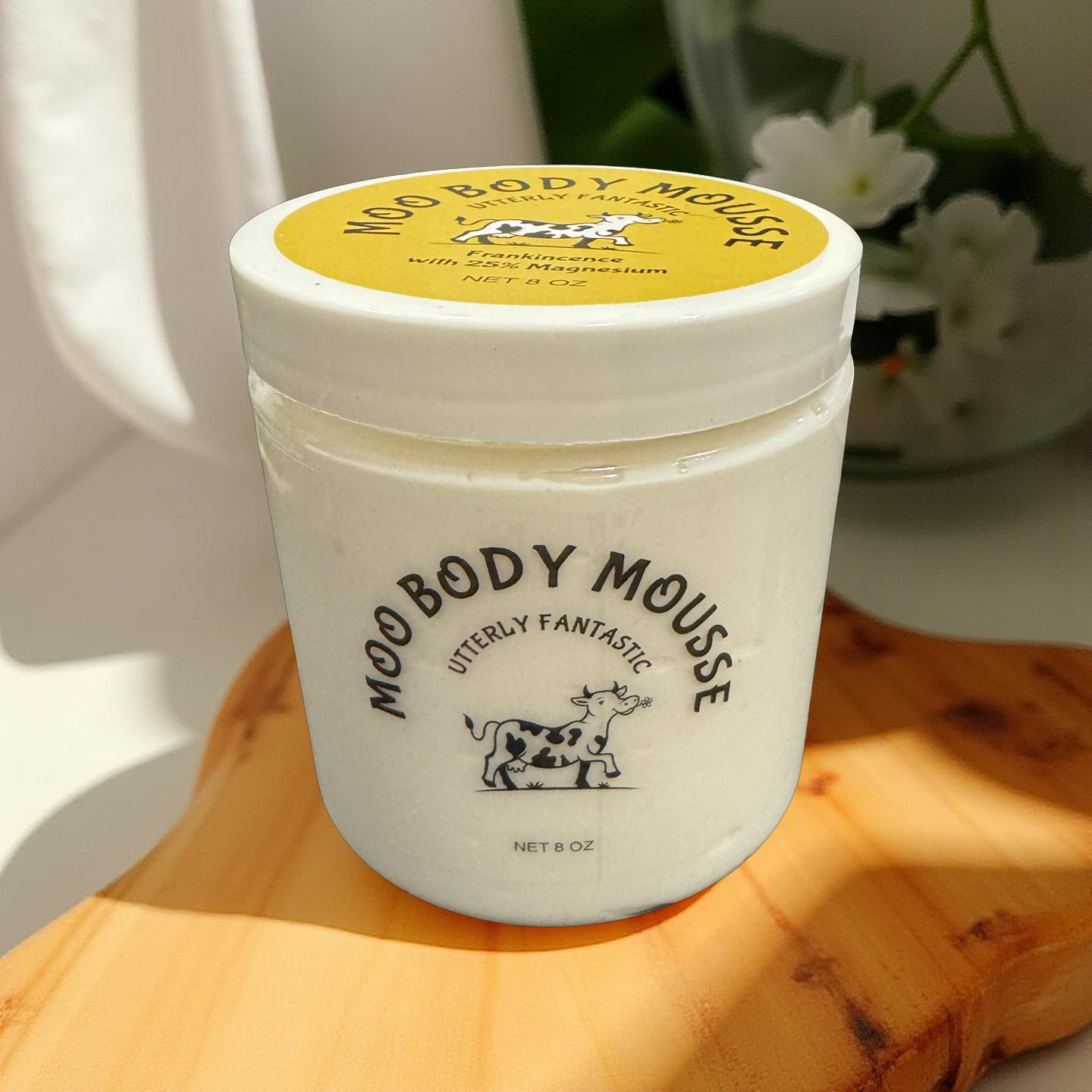 Moo Body Mousse | Grass-Fed Tallow Moisturizer ~ 8 oz